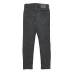 LEVI'S 512 Tapered Mens Jeans Black Slim Cotton Blend Denim W29 L30 Stylish Zip