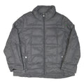CALVIN KLEIN Womens Grey Nylon Zip Jacket 2XL Lightweight Puffer Outerwear