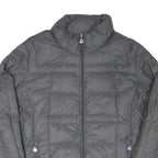 CALVIN KLEIN Womens Grey Nylon Zip Jacket 2XL Lightweight Puffer Outerwear