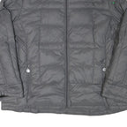 CALVIN KLEIN Womens Grey Nylon Zip Jacket 2XL Lightweight Puffer Outerwear