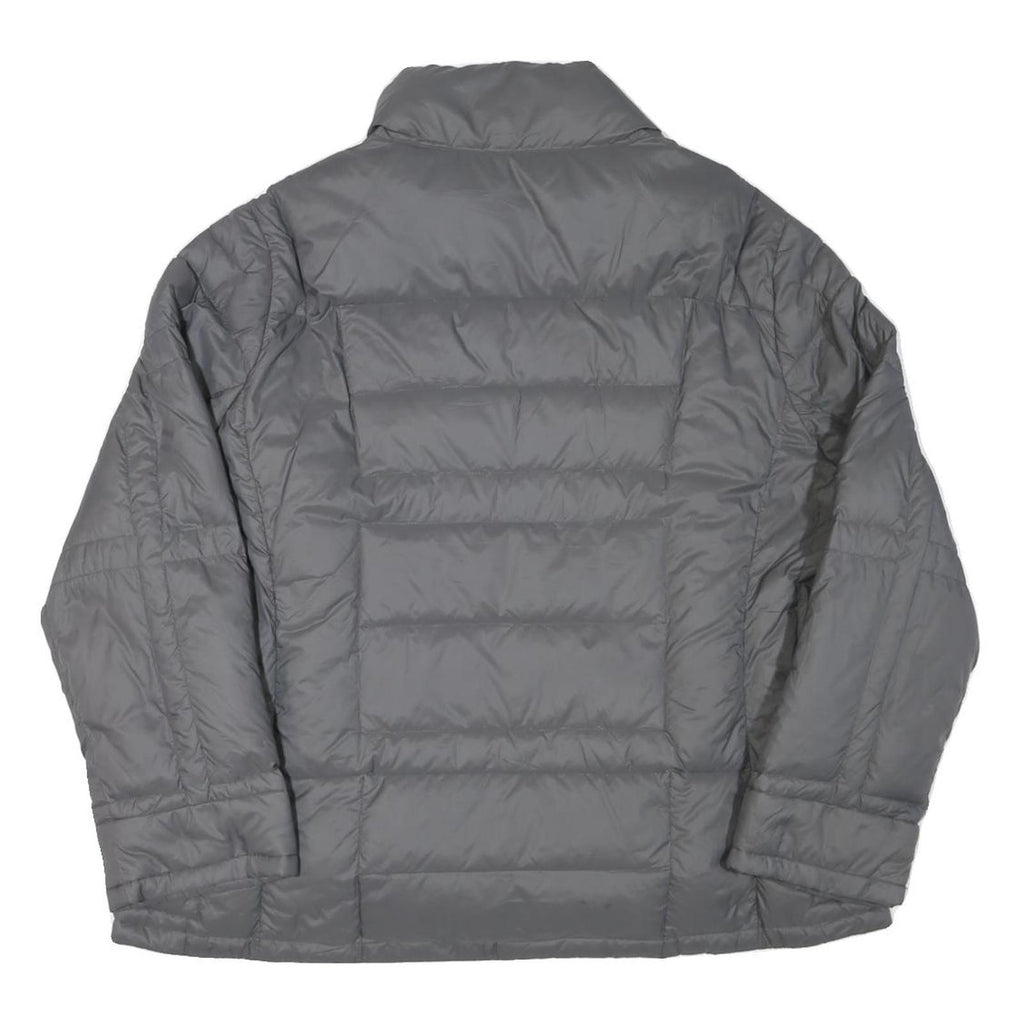 CALVIN KLEIN Womens Grey Nylon Zip Jacket 2XL Lightweight Puffer Outerwear