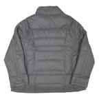 CALVIN KLEIN Womens Grey Nylon Zip Jacket 2XL Lightweight Puffer Outerwear
