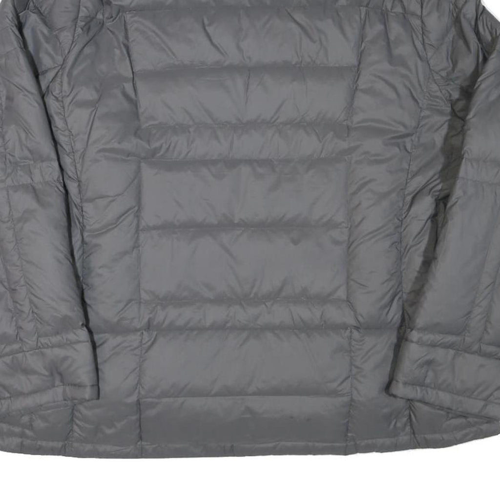 CALVIN KLEIN Womens Grey Nylon Zip Jacket 2XL Lightweight Puffer Outerwear
