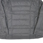 CALVIN KLEIN Womens Grey Nylon Zip Jacket 2XL Lightweight Puffer Outerwear
