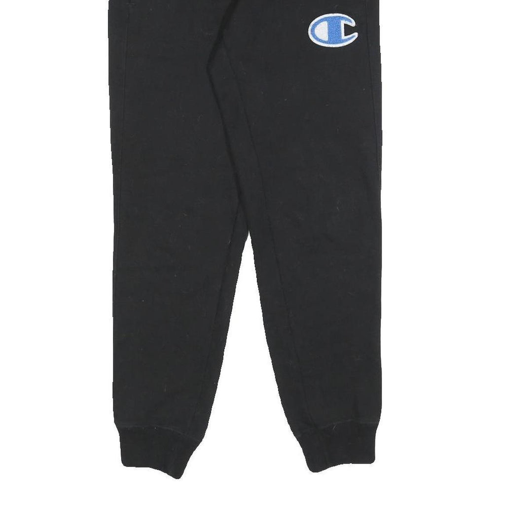 CHAMPION Womens Joggers Black Slim Tapered S W24 L28 Cotton Blend Casual Lounge