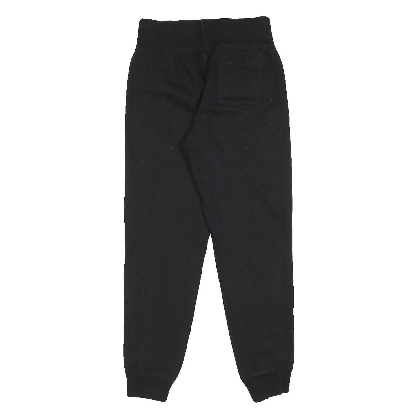 CHAMPION Womens Joggers Black Slim Tapered S W24 L28 Cotton Blend Casual Lounge