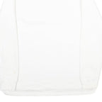 LEVI'S Mens White Cotton Blend Crew Neck Sweatshirt M Logo Printed Pullover