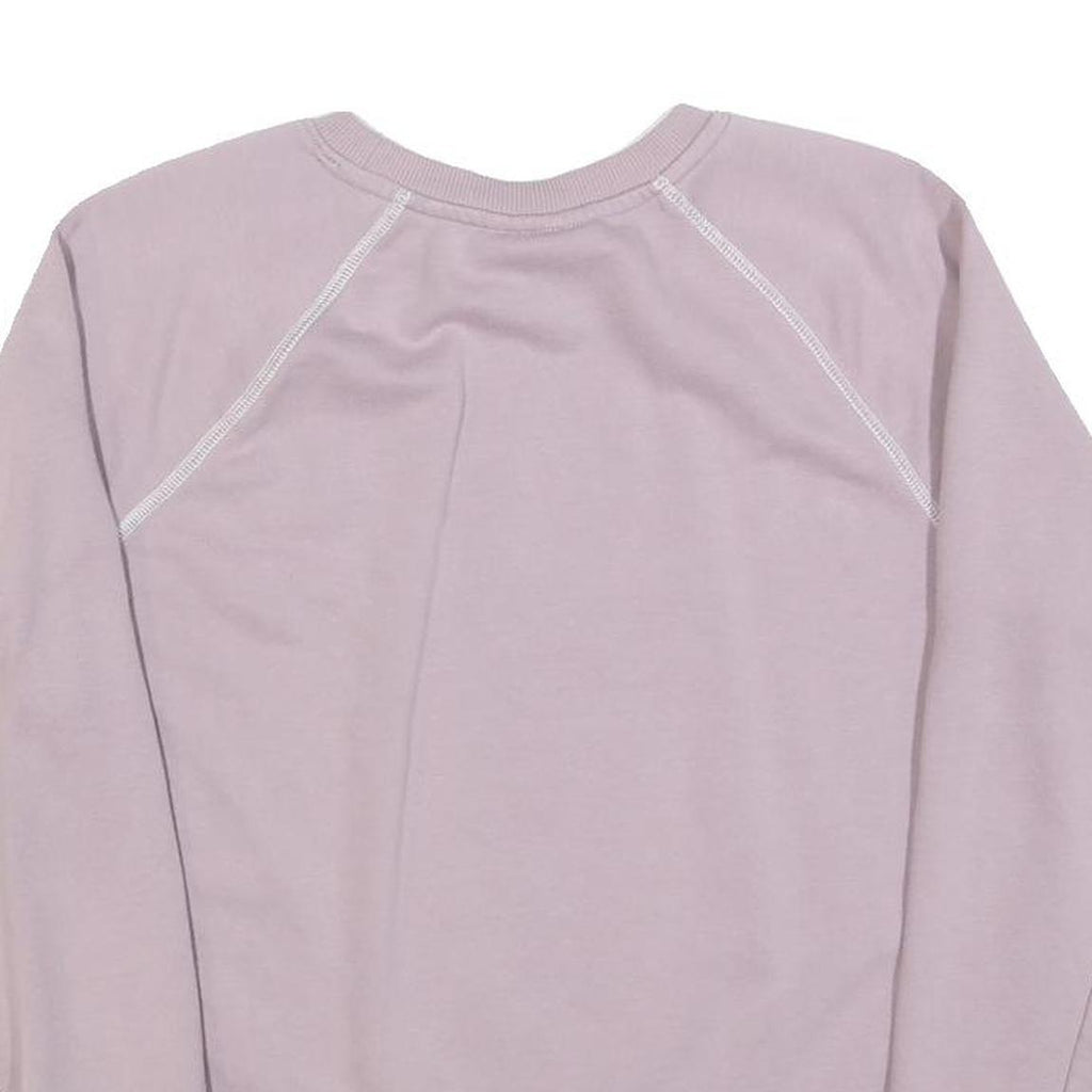 FILA Womens Pink Crew Neck M Sweatshirt Cotton Blend Light Purple Casual Wear