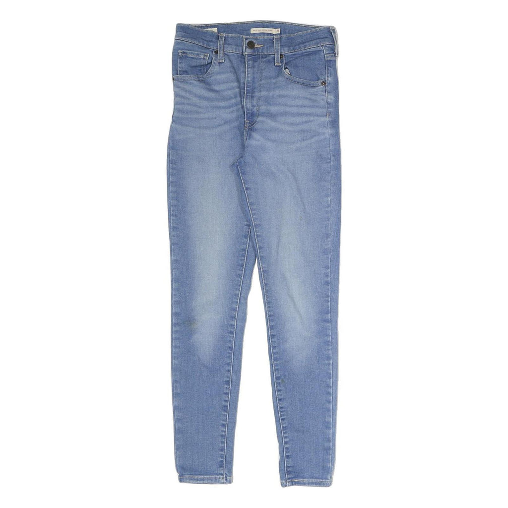 LEVI'S Womens Light Blue Slim Skinny Denim Jeans W26 L26 Zip Cotton Blend