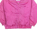 PACIFIC TRAIL Womens Pink Jacket L Polyester Blend Plain Zip Windbreaker