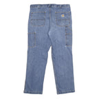 CARHARTT Mens Jeans Blue Relaxed Straight Denim Medium W38 L30 Casual Workwear