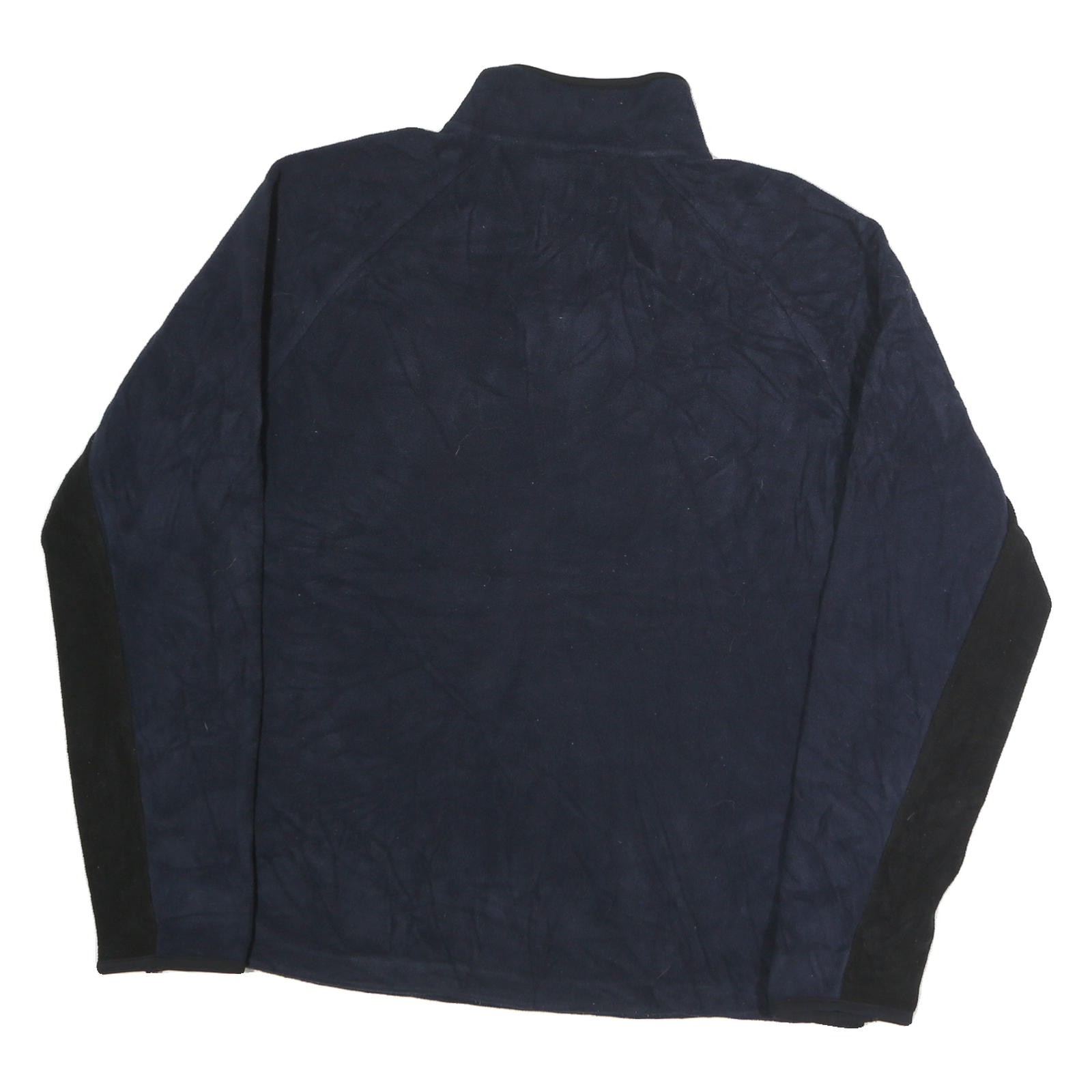 NAUTICA Mens Navy & Black Plain Pullover Jumper Crew Neck Regular XL