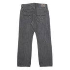 GUESS Mens Jeans Grey Relaxed Straight Denim Medium W30 L27 Casual Stylish Zip