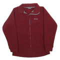 BERGHAUS Mens Red Jacket M Polyester Fleece Zip Outdoor Casual Warm