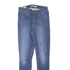 LEVI'S Womens Blue Slim Skinny Denim Medium W24 L27 Stretch Cotton Blend Jeans