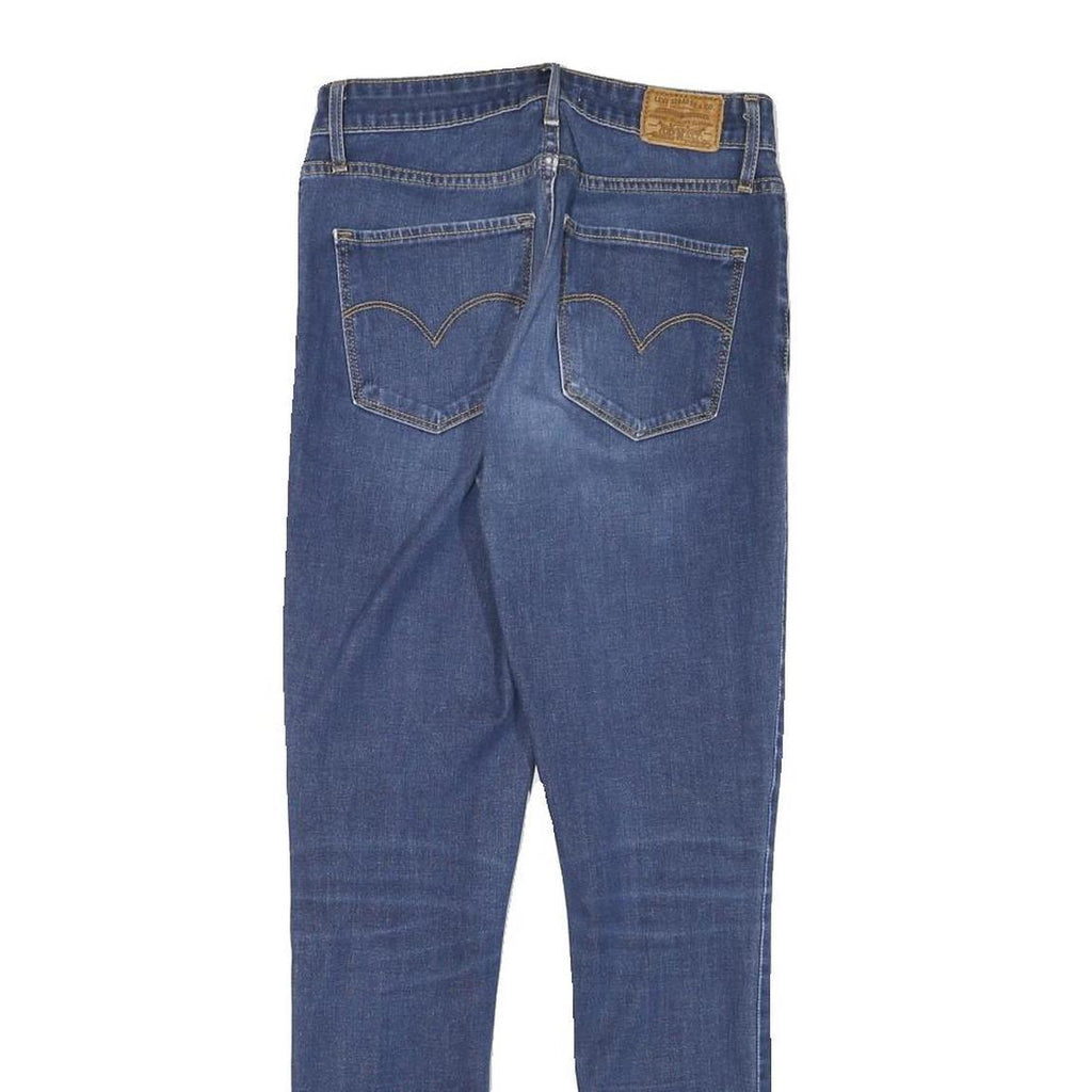 LEVI'S Womens Blue Slim Skinny Denim Medium W24 L27 Stretch Cotton Blend Jeans