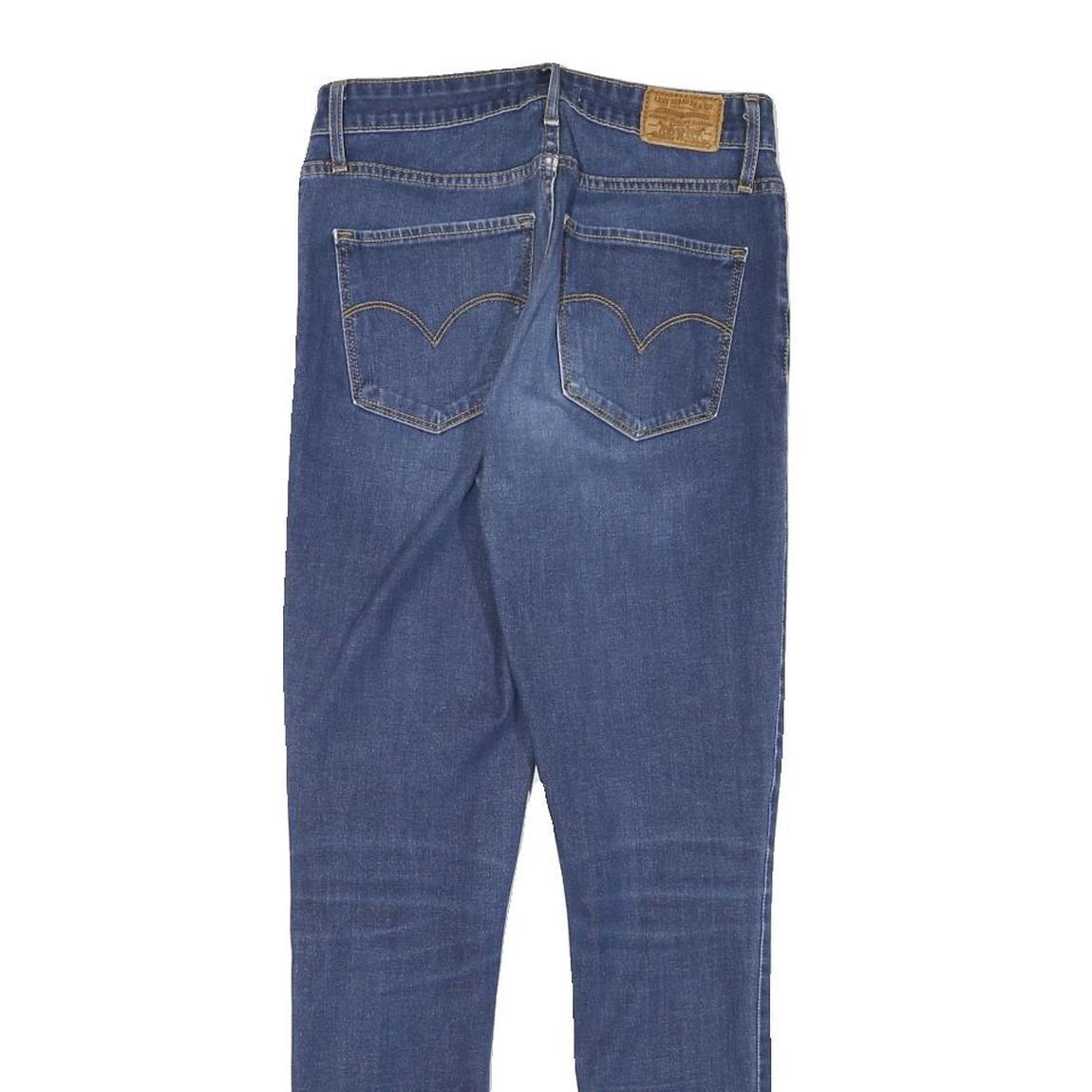 LEVI'S Womens Blue Slim Skinny Denim Medium W24 L27 Stretch Cotton Blend Jeans