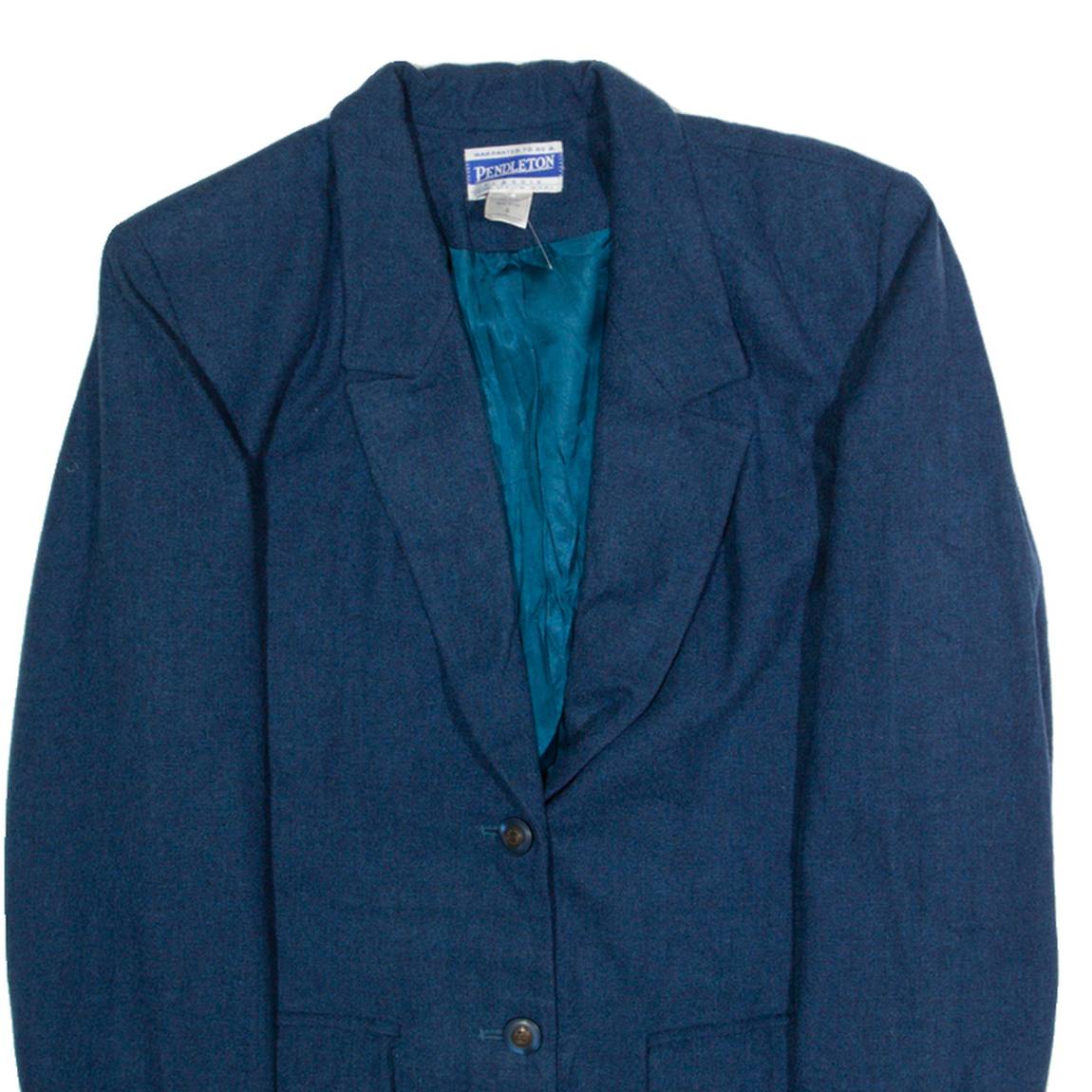 PENDLETON Mens Blazer Jacket Blue Wool S