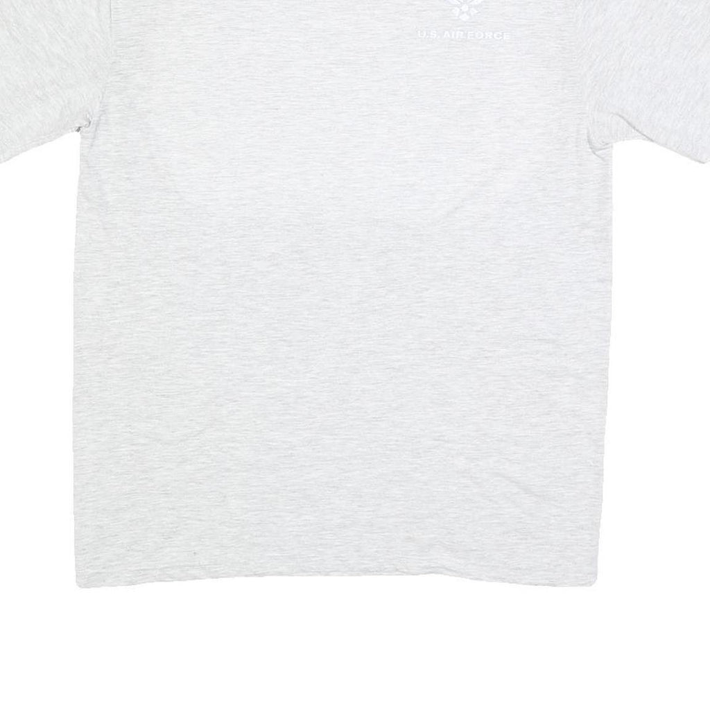 SOFFE Mens Grey Crew Neck Short Sleeve Graphic T-Shirt S Cotton Blend Casual