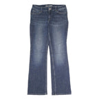 WRANGLER Womens Regular Fit Blue Denim Straight Jeans W30 L31 Classic Style
