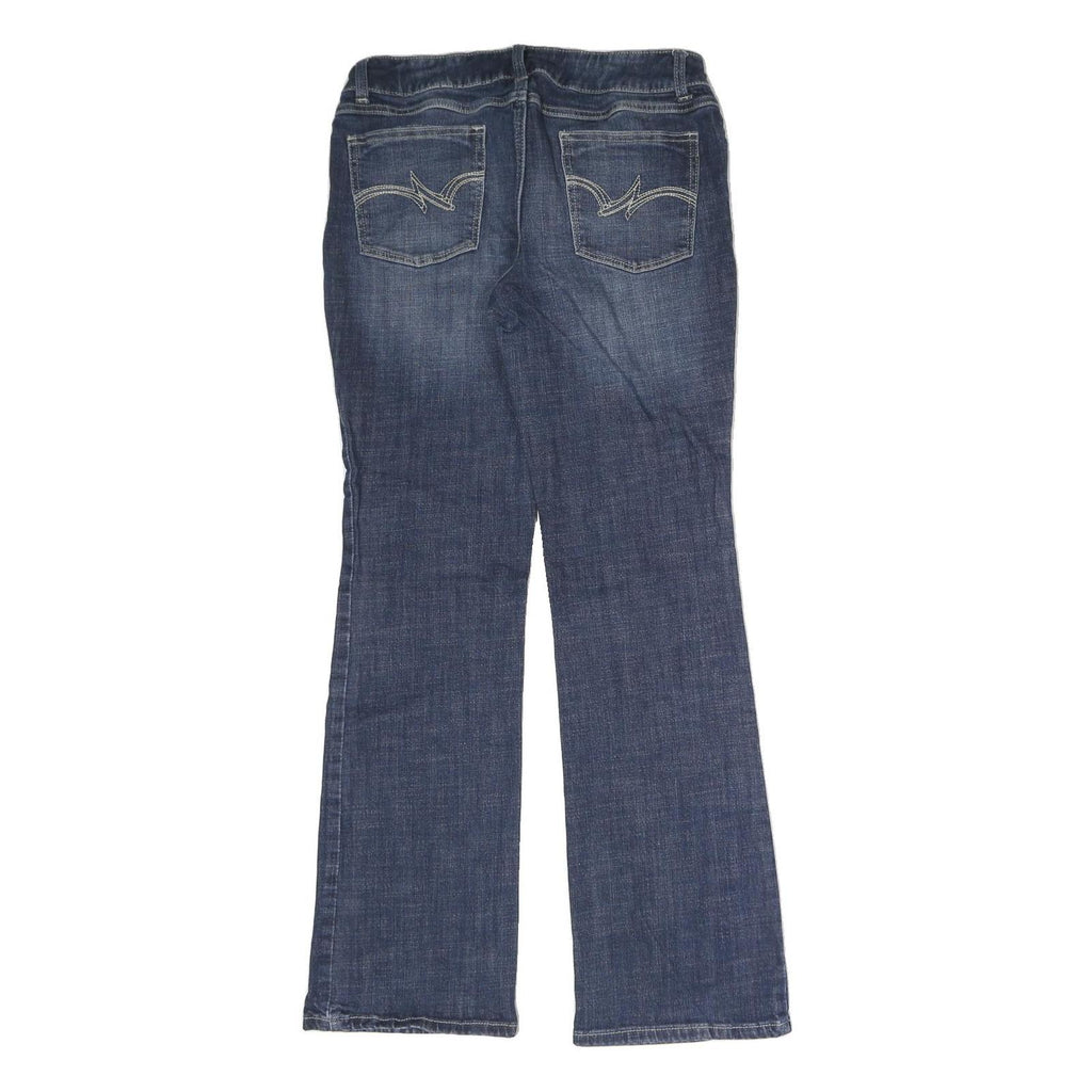 WRANGLER Womens Regular Fit Blue Denim Straight Jeans W30 L31 Classic Style