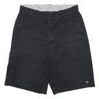 DICKIES Mens Shorts Black Casual L W36 Loose Fit Cotton Blend