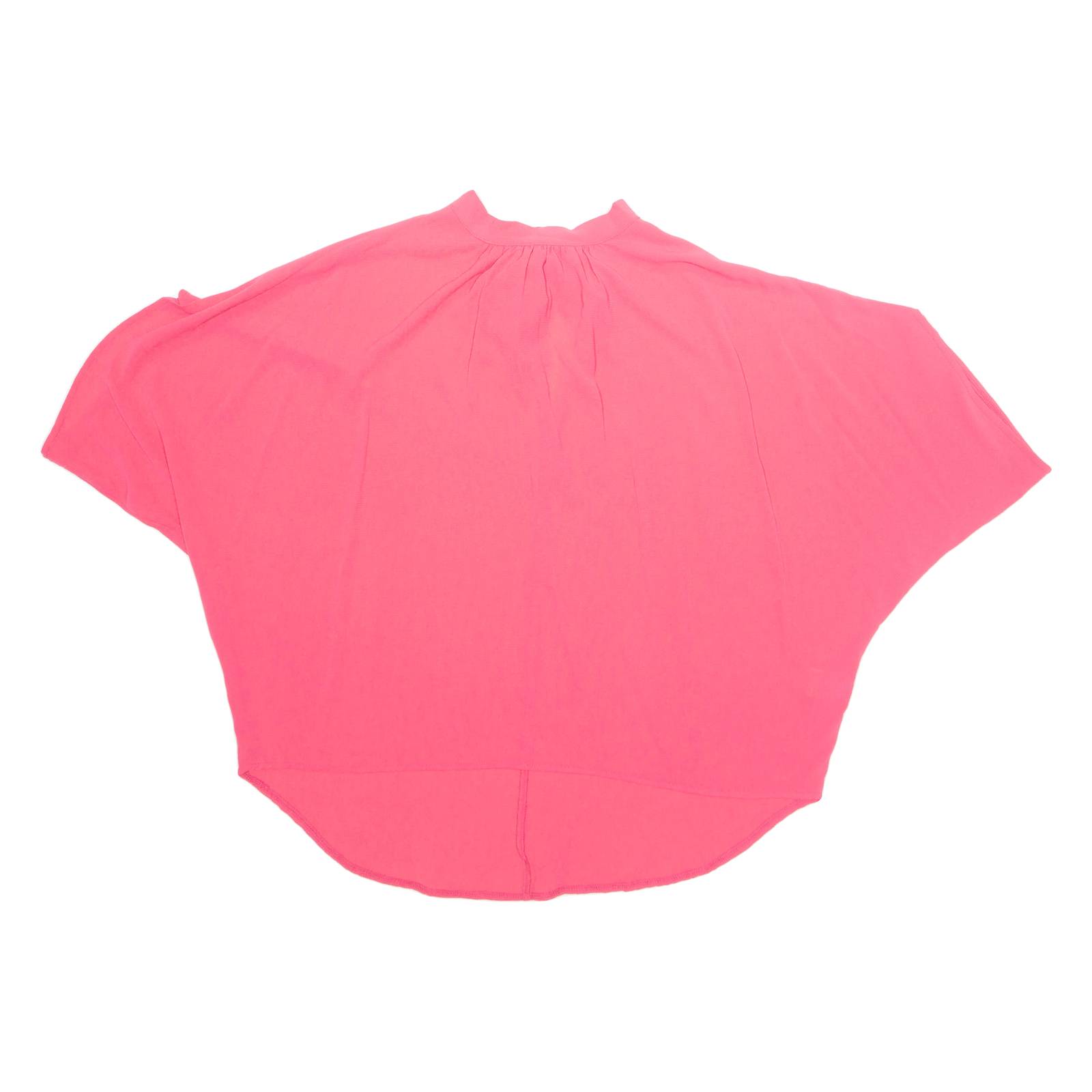 Womens Blouse Pink High Neck XL