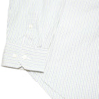 TOMMY HILFIGER Mens White & Green Check Shirt XL Classic Cotton Blend Long