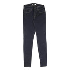 LEVI'S Womens Slim Skinny Denim Dark Blue Cotton Blend Jeans W26 L29 Stylish