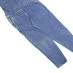 BUFFALO JUNCTION Womens Blue Denim Dungarees Loose Cotton Blend S W30 L26 Casual