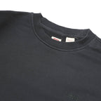 LEVI'S Mens Black Navy & Green Colourblock Crew Neck S Cotton Sweatshirt