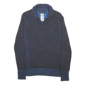 PATAGONIA Womens Blue Jumper Pullover Plain Round Neck Tight Knit M Wool Winter