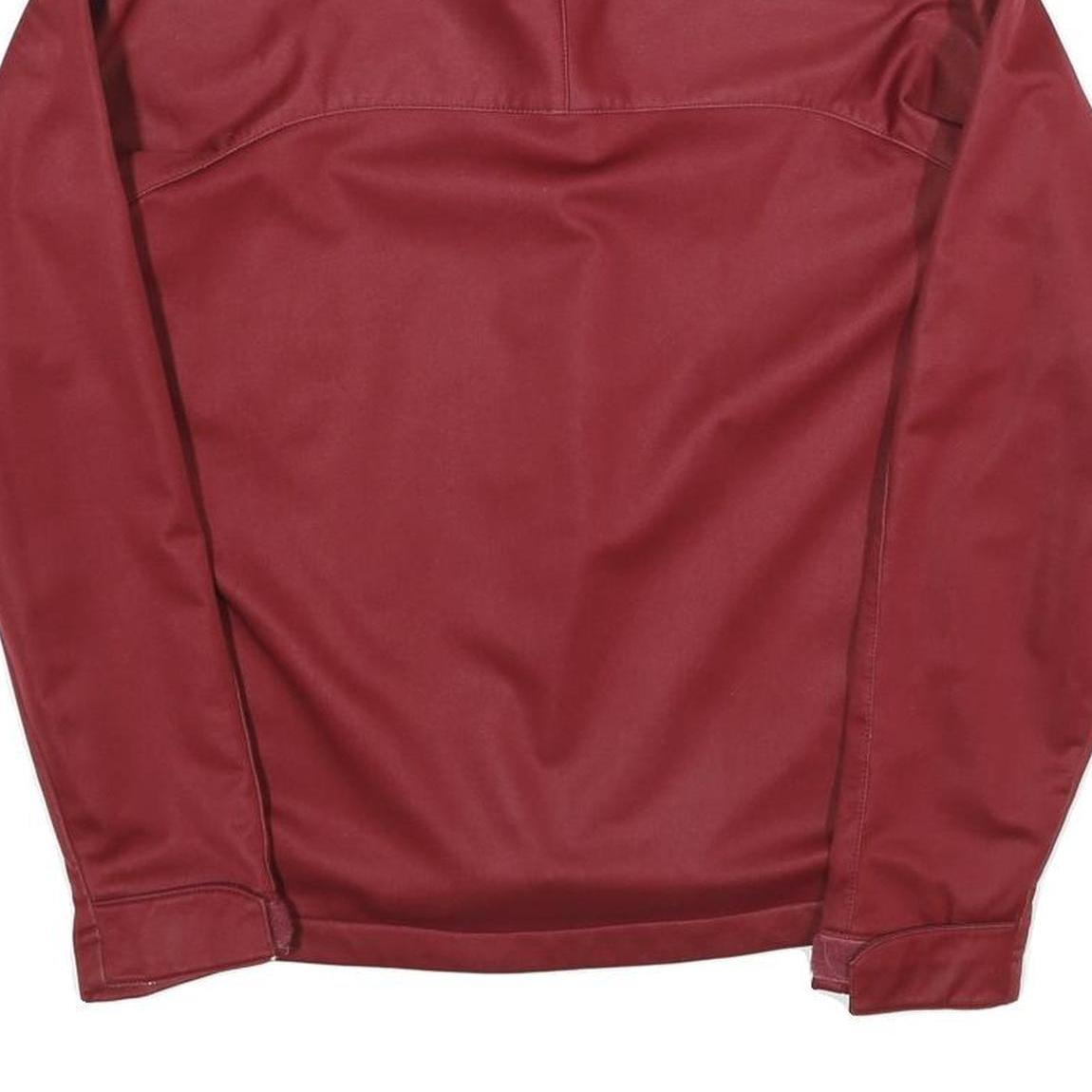 JACK WOLFSKIN Womens Maroon Softshell Jacket UK 10 Polyester Blend Outdoor Zip