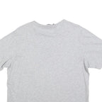 LOVE MOSCHINO Womens Grey Silver Logo Short Sleeve Crew Neck T-Shirt UK 8