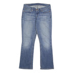 LEVI'S Womens Blue Regular Bootcut Denim Rinse W28 L28 Classic Jeans Zip