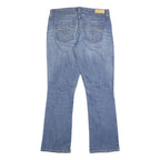 LEVI'S Womens Blue Regular Bootcut Denim Rinse W28 L28 Classic Jeans Zip