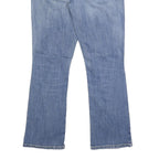 LEVI'S Womens Blue Regular Bootcut Denim Rinse W28 L28 Classic Jeans Zip