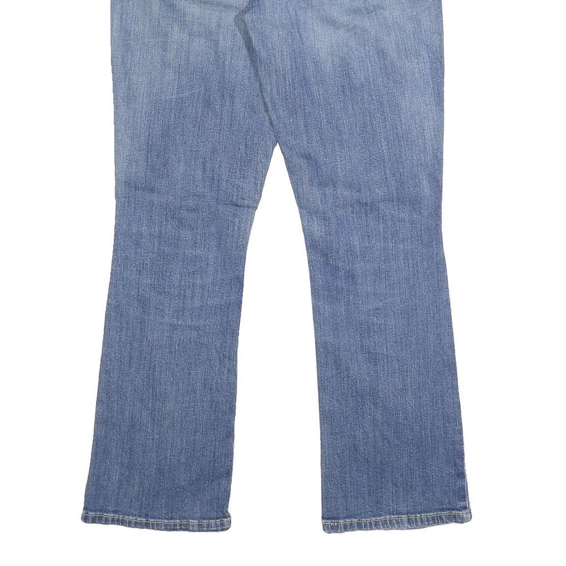 LEVI'S Womens Blue Regular Bootcut Denim Rinse W28 L28 Classic Jeans Zip