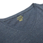 POLO RALPH LAUREN Mens Blue V-Neck T-Shirt XL Cotton Classic Crew Neck