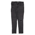 LEVI'S 711 Distressed Womens Jeans Black Slim Skinny W28 L26
