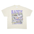 GAME CHANGER Mens Cream Randy Moss Graphic T-Shirt XL Short Sleeve Crew Neck