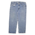 CARHARTT Mens Jeans Blue Relaxed Straight Denim Medium W40 L32 Workwear Casual