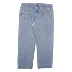 CARHARTT Mens Jeans Blue Relaxed Straight Denim Medium W40 L32 Workwear Casual