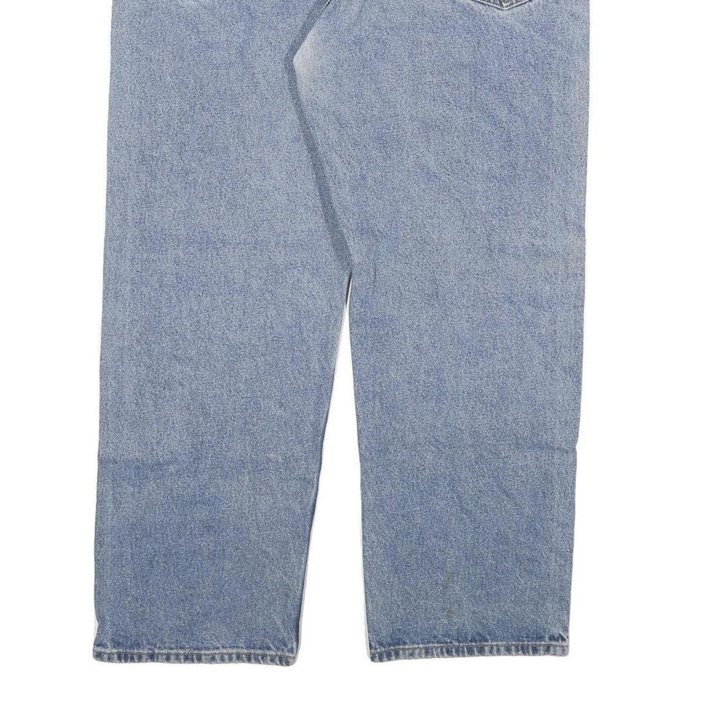 CARHARTT Mens Jeans Blue Relaxed Straight Denim Medium W40 L32 Workwear Casual