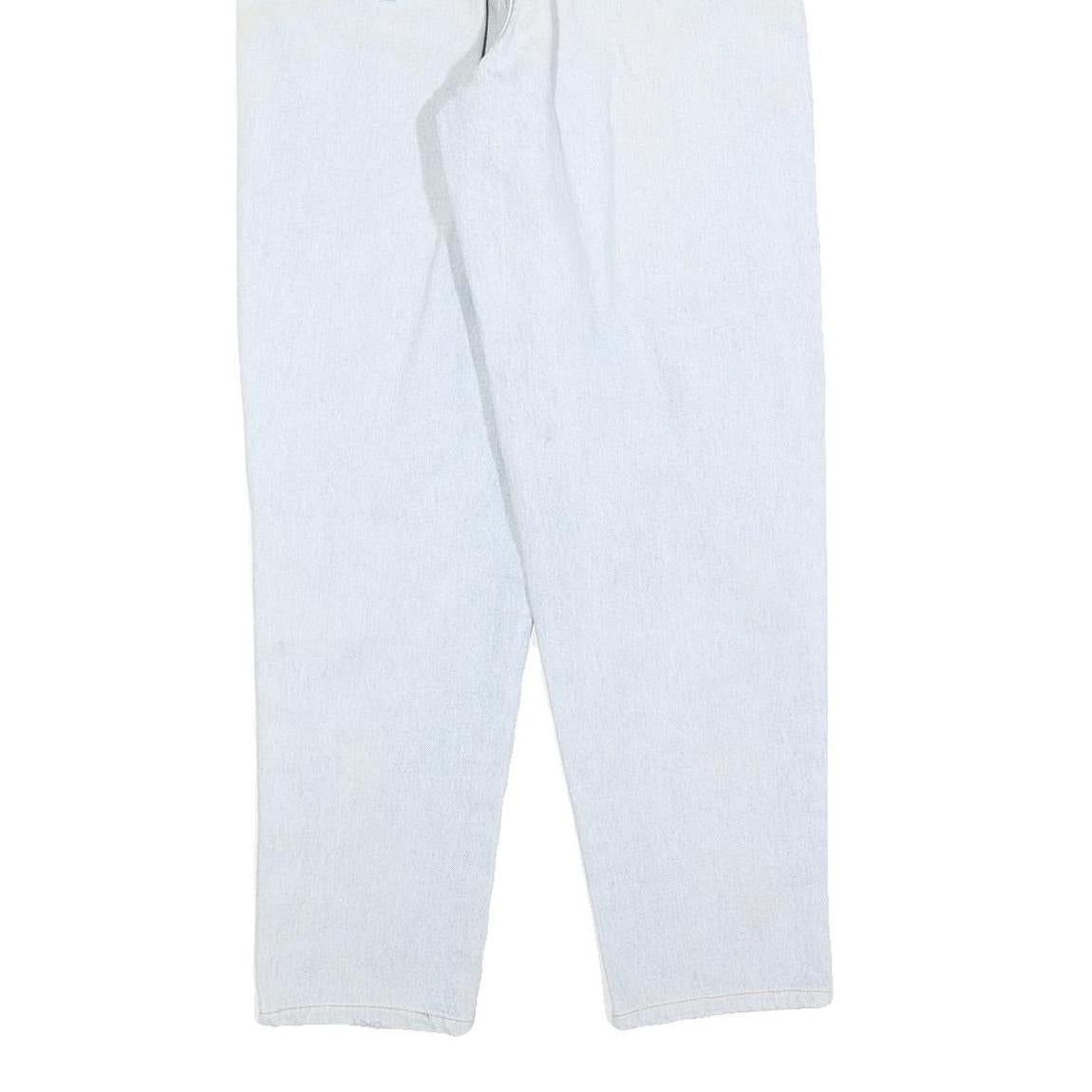 PUMA Womens Regular Fit Light Blue Denim Jeans W25 L26 Zip Closure Casual Style