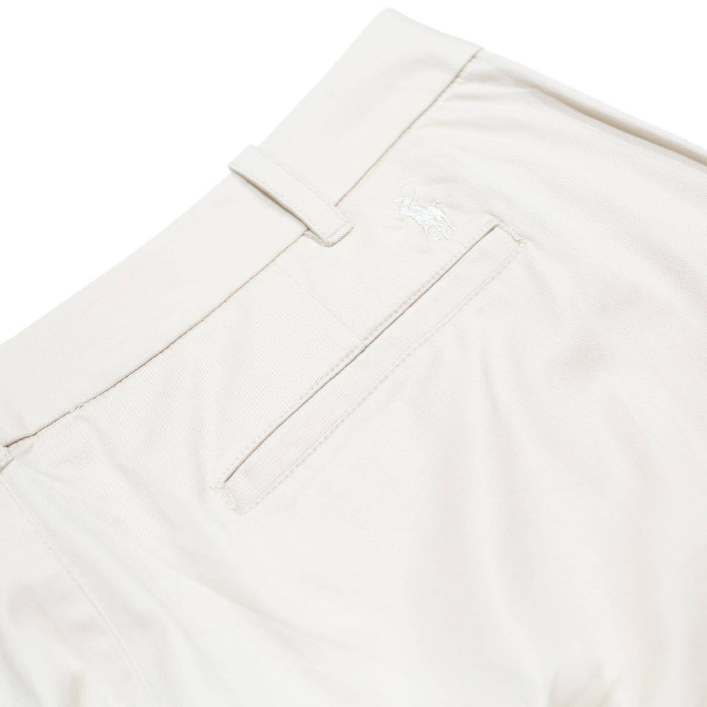 POLO RALPH LAUREN Womens Cotton Blend Beige Regular Fit Straight Trousers W32