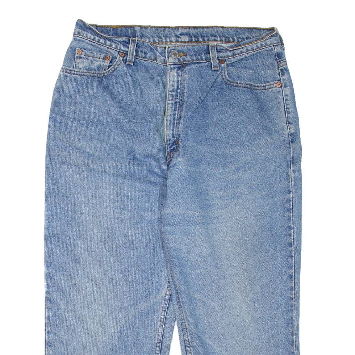 LEVI'S 512 Womens Jeans Blue Slim Straight 90s W32 L23