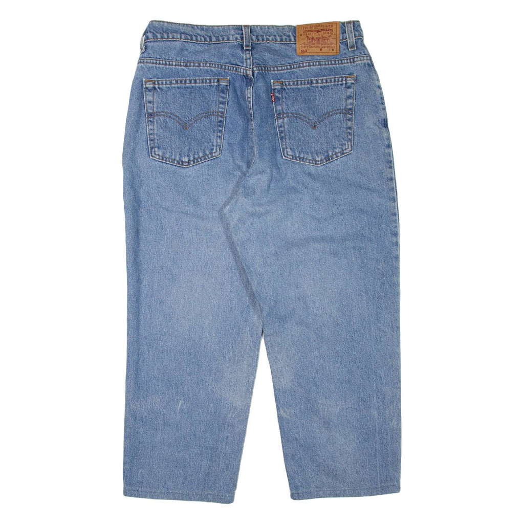 LEVI'S 512 Womens Jeans Blue Slim Straight 90s W32 L23