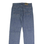 WRANGLER Mens Jeans Blue Regular Straight Denim Medium W32 L34 Classic Zip