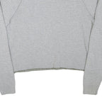 CALVIN KLEIN Womens Grey Plain Cotton Blend Jumper Crew Neck Basic Knit XL